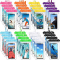 Weewooday 120 Pieces Waterproof Phone Pouch Bulk Universal Multicolor Cellphone by Weewooday