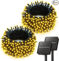 Brightown 2 Pack Solar String Lights Outdoor Waterproof, 80FT 200 LED Solar by Brightown