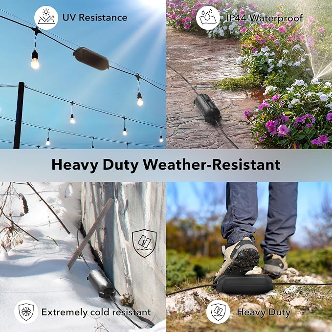 Outdoor Extension Cord Cover Waterproof, BN-LINK Outdoor Plug Protector - Image 5