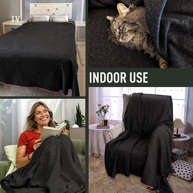 Large Military Wool Blanket - Image 3