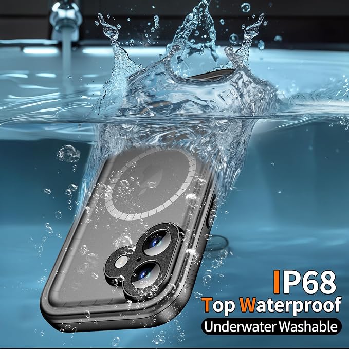 Cozycase for iPhone 17 Waterproof Case Full-Body Bumper Shockproof Dustproof - Image 3