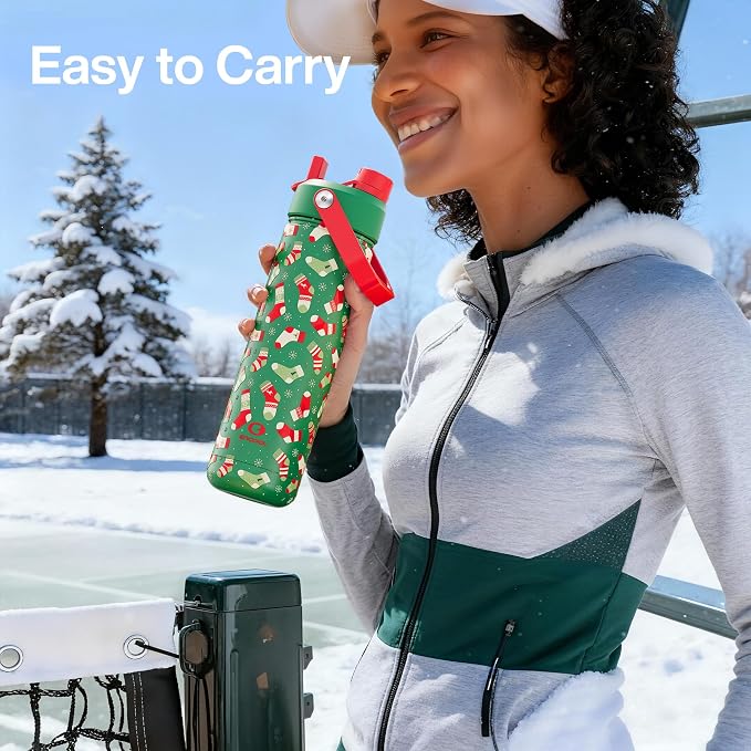 ENCOOL Christmas Insulated Water Bottle - Image 7