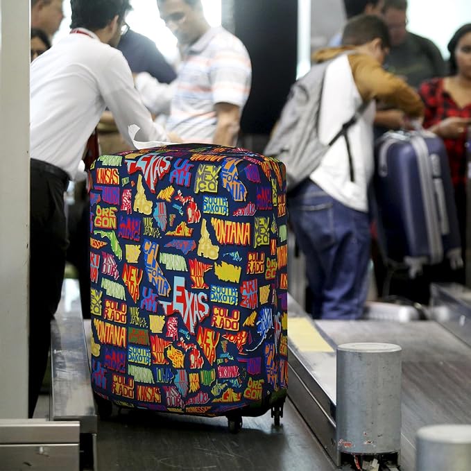 Explore Land Travel Luggage Cover Suitcase Protector Fits 27-30 Inch Case - Image 7