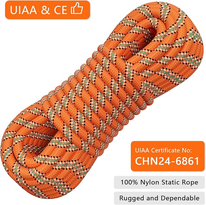X XBEN Outdoor Climbing Rope 10M 20M 30M 50M 70M 152M 352M Static Rock Climbing - Image 2