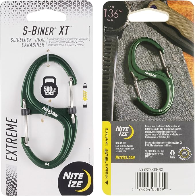 Nite Ize S-Biner XT SlideLock Dual Carabiner - Image 8