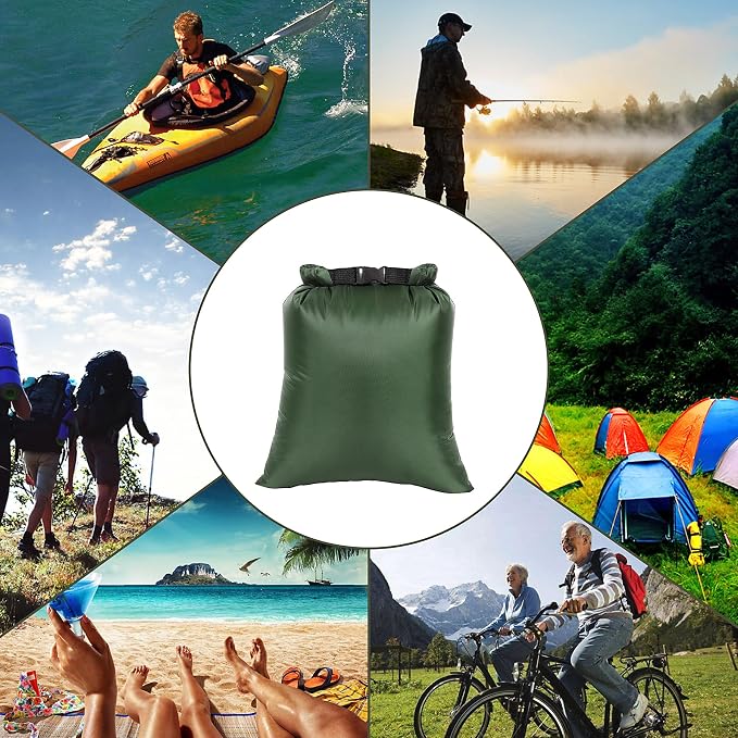 Dry Bags Waterproof Set, 5 Packs Ultralight Waterproof Bags Small Stuff Sack - Image 6