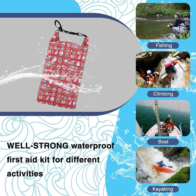 Boat First Aid Kit Waterproof, WELL-STRONG Marine Emergency Kit - Image 3