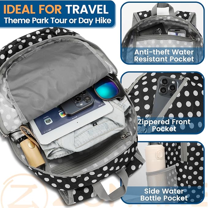 ZOMAKE Ultra Lightweight Packable Backpack 25L - Image 3
