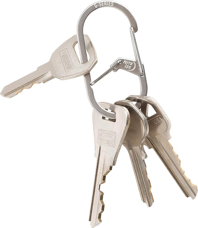 Nite Ize GS2-11-R6 G-Series Dual Chamber Carabiner, Size #2 2-Pack, Stainless - Image 4