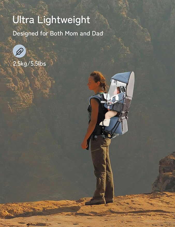besrey Baby Backpack Carrier, Toddler Hiking Backpack - Image 7