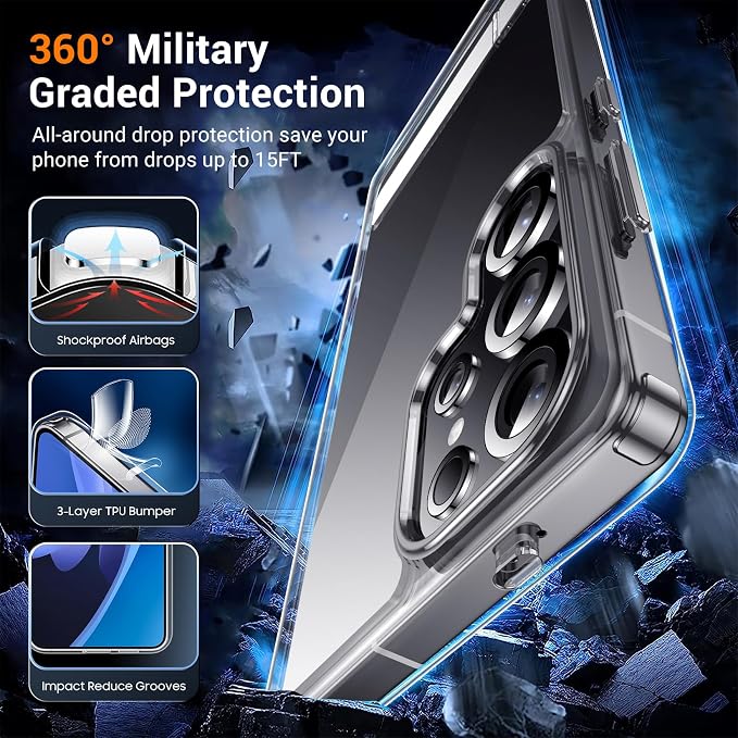 Temdan Designed for Samsung Galaxy S24 Ultra Case, Slim Thin Phone Case for S24 - Image 4