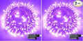 JMEXSUSS 150 LED Purple Christmas Lights Indoor, 8 Modes Connectable String by JMEXSUSS
