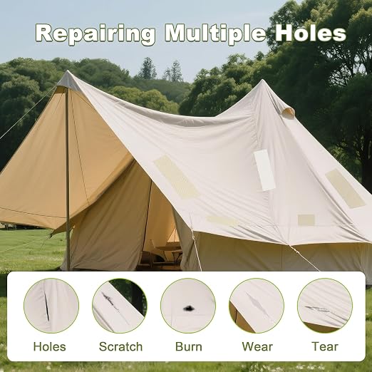 Besezx Canvas Repair Patch, Outdoor Gear Patch, 7.87x5.9 Inches 8PCS, - Image 7