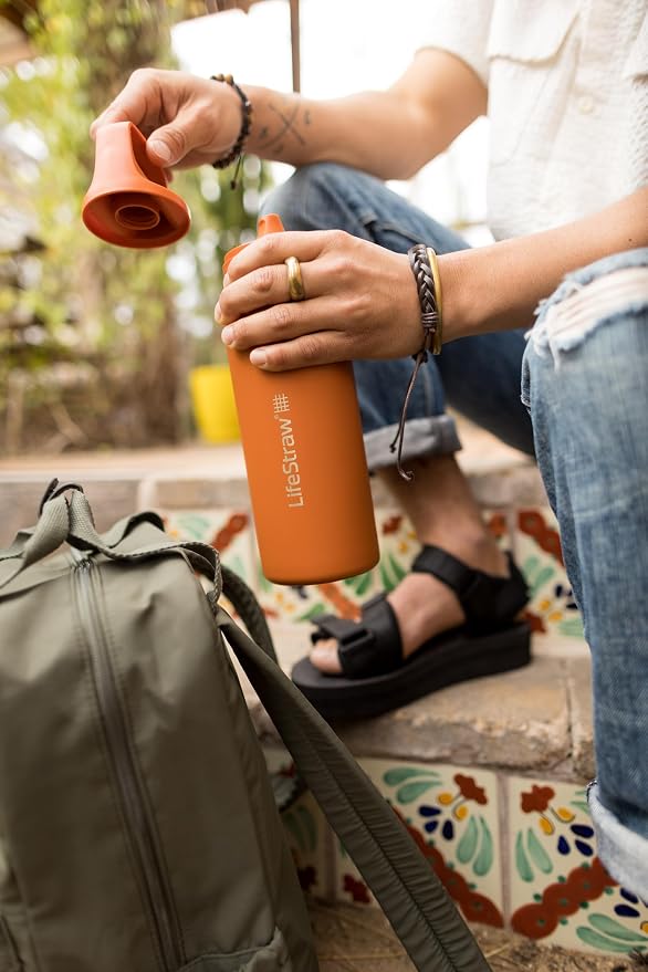 LifeStraw Go Series – Insulated Stainless Steel Water Filter Bottle - Image 5
