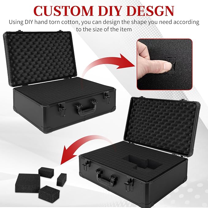 Protective Hard Case 22 X 14 X 8-Inch Shockproof Water-resistant - Image 7