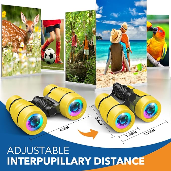 Toys for 3-7 Year Old Girl Boy: LET'S GO! Bird Watching Binoculars for Kids - Image 6