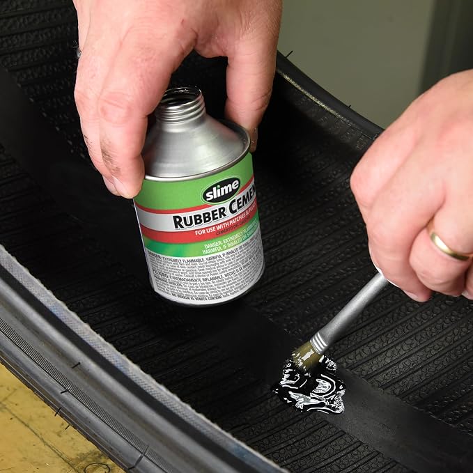 Slime 1050 Rubber Cement, Tire Repair, use - Image 3