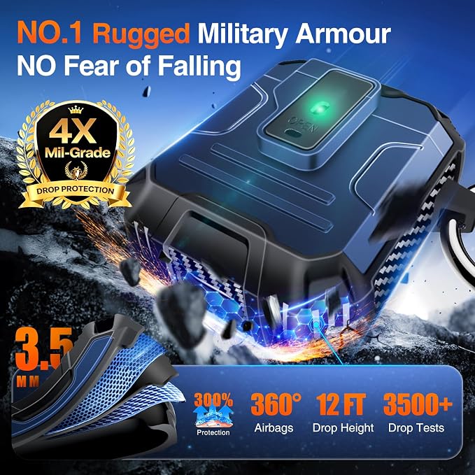 Armoured Heavy Duty for AirPods 1/2 Generation Case - Image 2