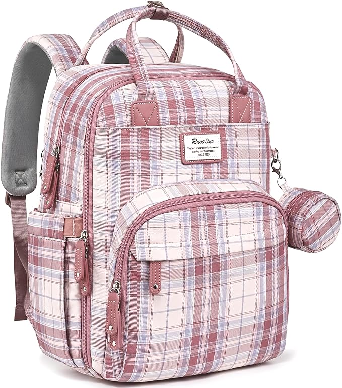 RUVALINO Diaper Bag Backpack, Large Capacity, Waterproof by RUVALINO