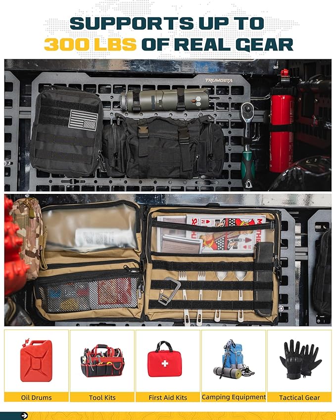 Trumgeta Heavy-Duty Side Bed MOLLE Panel Fit - Image 2