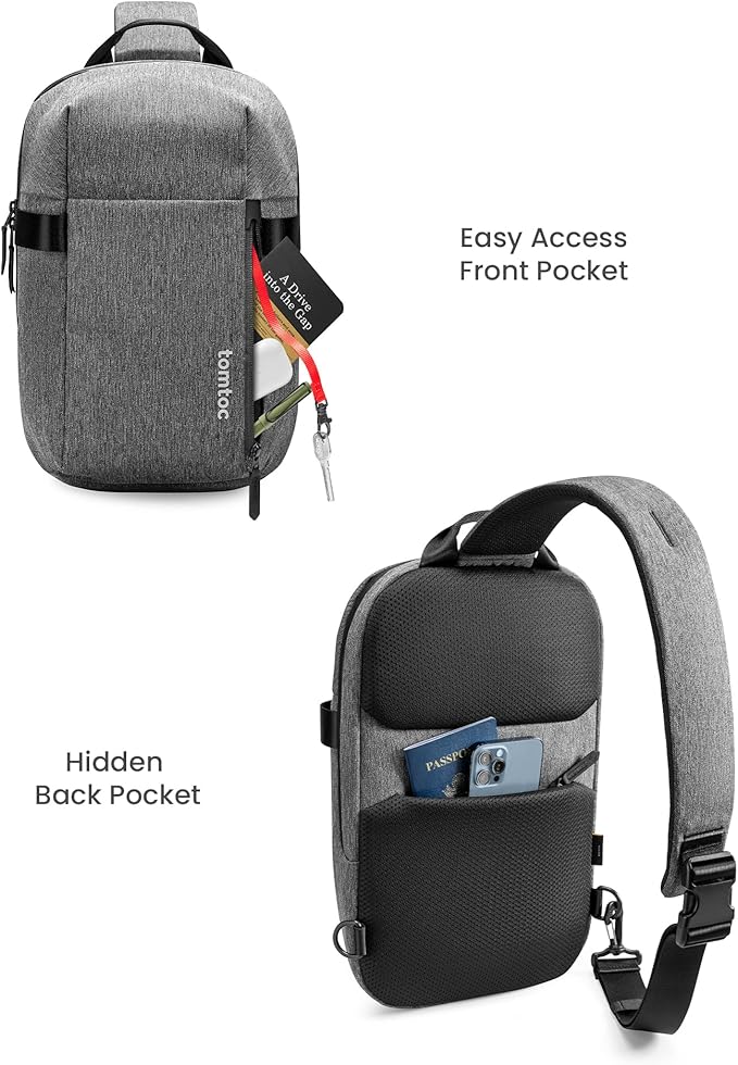 tomtoc 7L Sling Backpack Crossbody Bag - Image 3