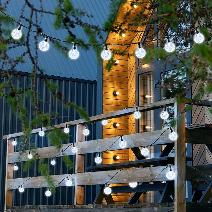 Joomer Solar Powered String Lights Waterproof, 39FT 60 LED Outdoor Solar String - Image 5