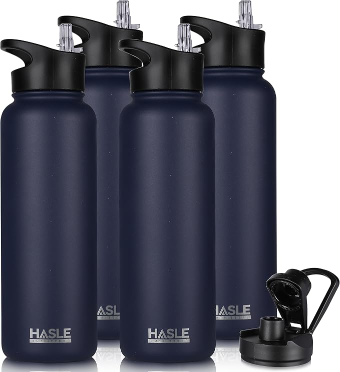 HASLE OUTFITTERS 40oz Stainless Steel Water Bottle, Vacuum Insulated Double by HASLEOUTFITTERS