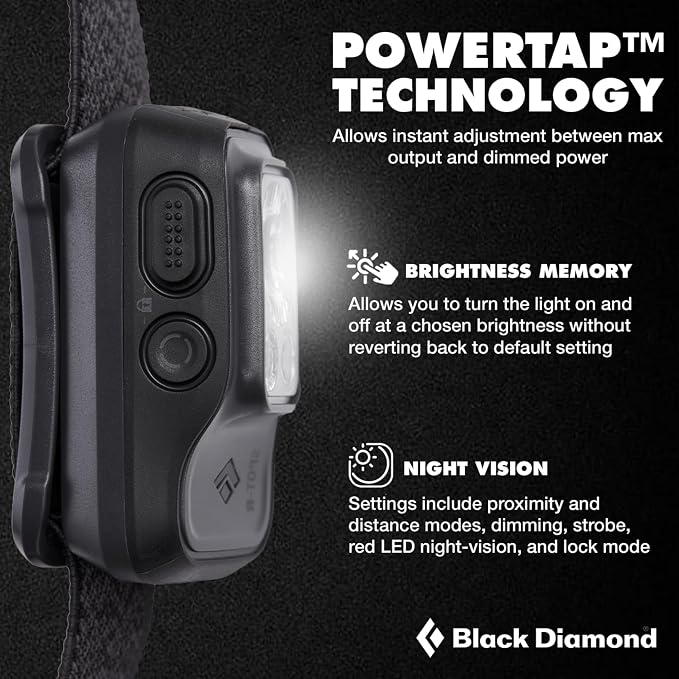 BLACK DIAMOND Spot 400-R Rechargeable Headlamp | 400 Lumens, Dimmable | - Image 3