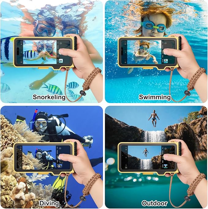 33ft Snorkeling Phone Case, Gen 4 IP68 Waterproof Housing - Image 2