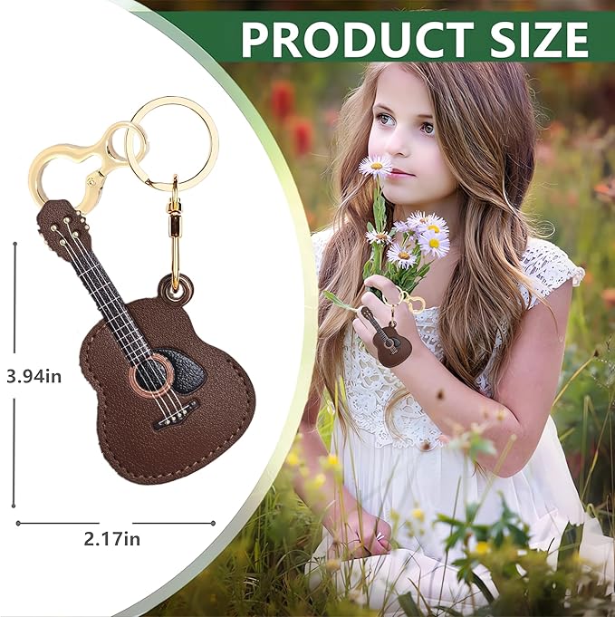 Leather Keychain Holder Case Compatible - Image 2