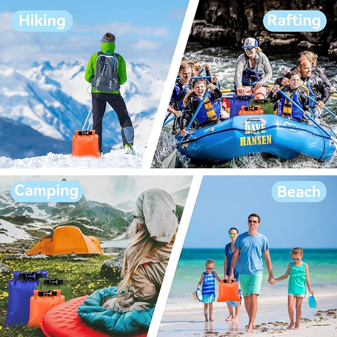 6PCS Dry Bags Waterproof, Lightweight Dry Bags - Image 7