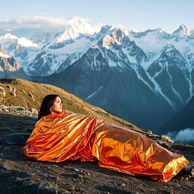 Emergency Sleeping Bag, Bivvy Bag, Survival Sleeping Bag, Camping Bivy Sacks - Image 5