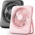 Otlonpe Personal Portable Desk Fan 2 Pack, 4000mAh Small Rechargeable Portable by OTLONPE