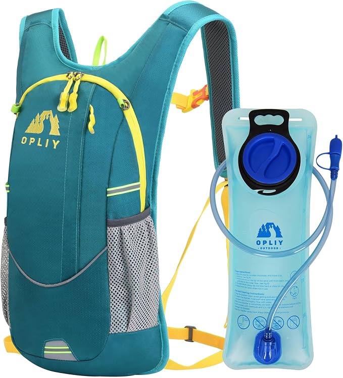 Hydration Backpack with 2L Water Bladder – Lightweight & Durable by Opliy