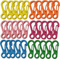 Mini Carabiner Clips with Metal Spring Wiregate Hook and Little Eye Hole by Bytiyar