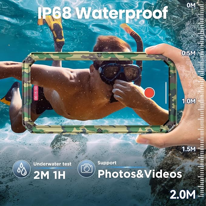 Mitywah Waterproof Case for iPhone 17 Pro Max, Rugged Metal Case - Image 3