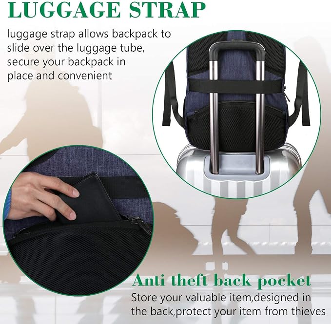 MATEIN Laptop Backpack, Slim Travel Backpack - Image 4