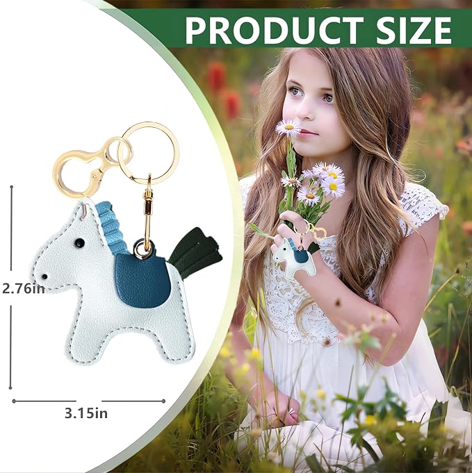Leather Keychain Holder Case Compatible - Image 2