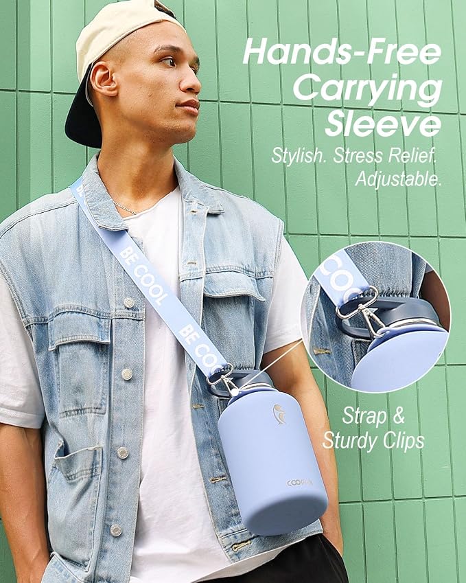 Coolflask 64 oz Water Bottle - Image 6