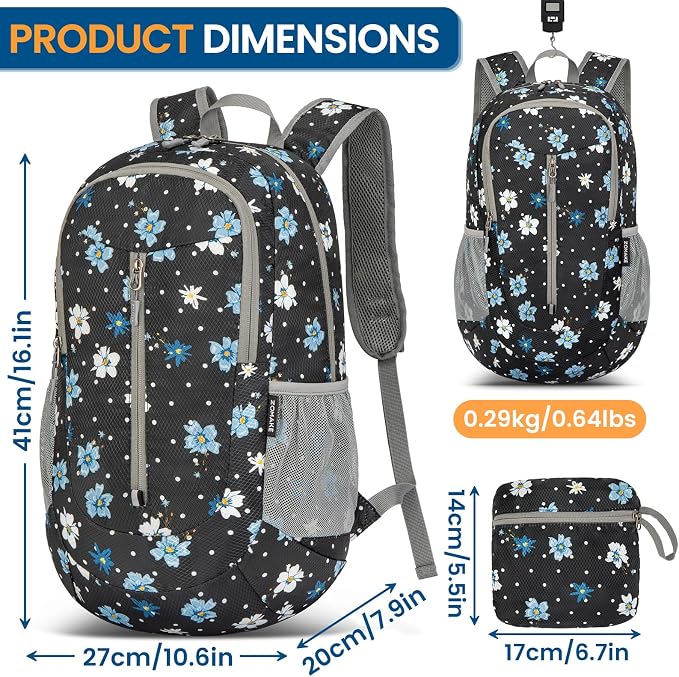 ZOMAKE Ultra Lightweight Packable Backpack 25L - Image 2