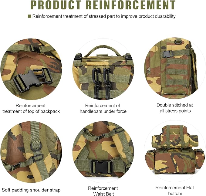 Large Military Tactical Backpack - Image 4