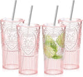 4 Set 20oz Vintage Plastic Tumbler by Unknown