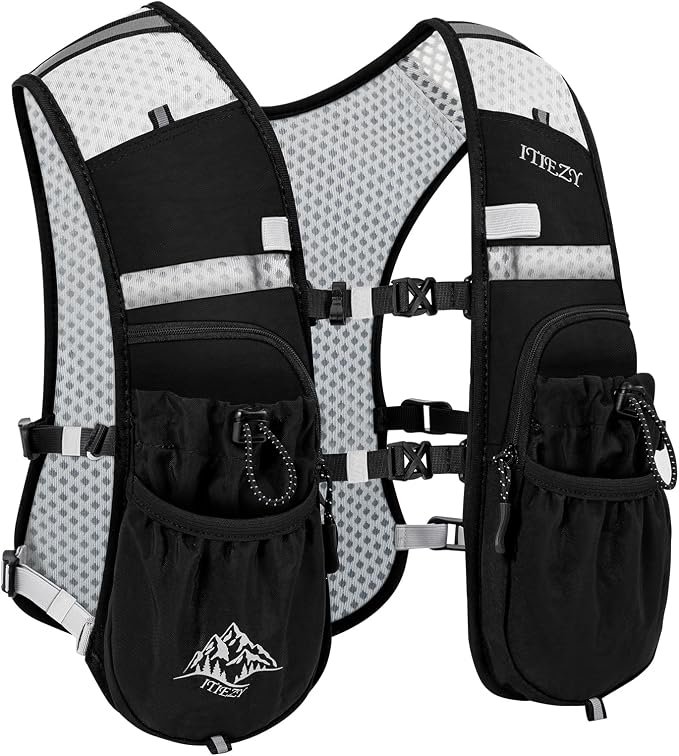 ITIEZY Running Vest for Women Men, 5L Hydration Backpack Lightweight Running by ITIEZY