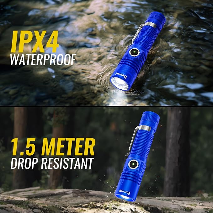 Banral Rechargeable Tactical Flashlights, High Lumens Small Mini USB-C LED - Image 7