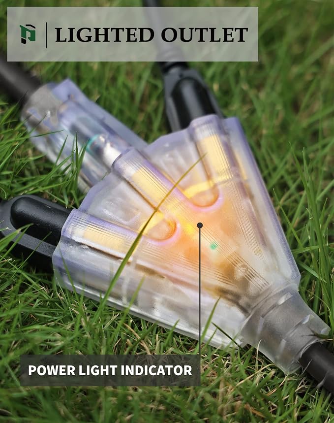 10Ft 12 Gauge Outdoor Extension Cord - Image 5