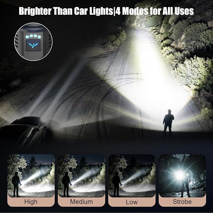SKYFIRE Rechargeable Flashlights High Lumens - Image 6