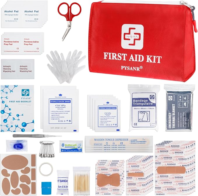 Small First Aid Kit, 150 Piece by PYSANR