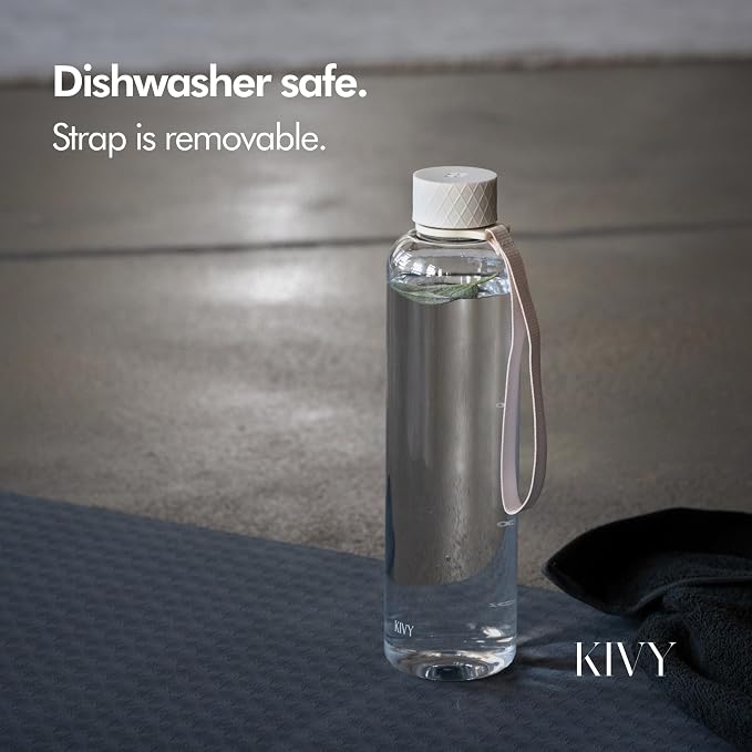 KIVY Slim Water Bottle 32oz Fits Backpack & Cupholder - Image 3