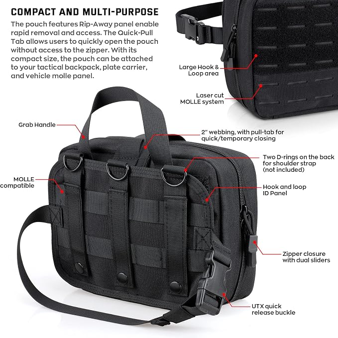 LIVANS Tactical Molle Medical Pouch - Image 5