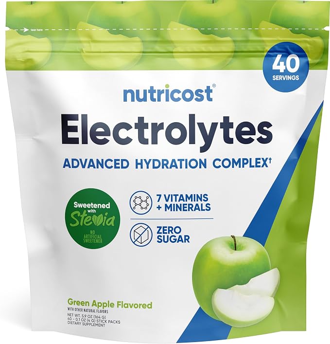 Nutricost Electrolytes Complex, 40 Stickpacks - Image 4